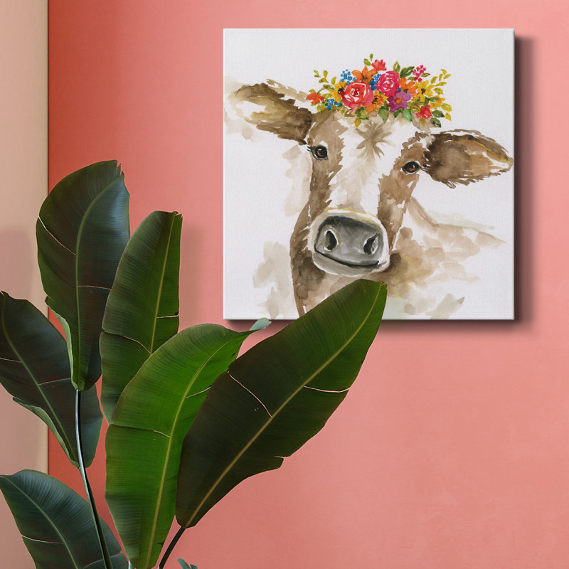 Miss Daisy - impression sur toile tendue, H 10 po x l 10 po x P 1,5 po