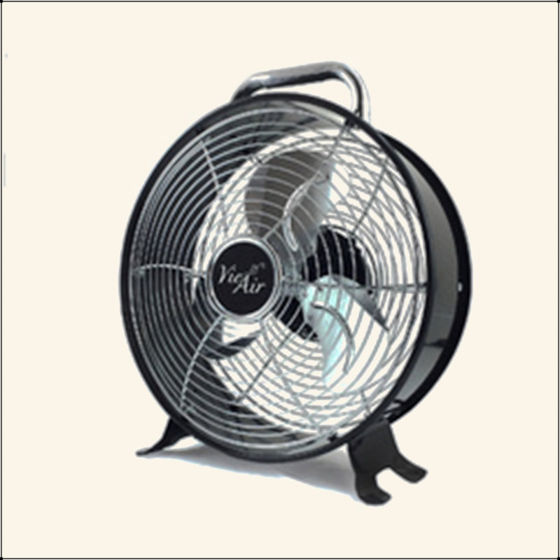 Ventilateur tambour rétro en métal à deux vitesses haute vitesse Vie Air