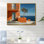 Orange Beach House Retreat - Décoration murale nautique et plage