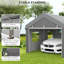 Abri pour voiture l 10 pi. x P 20 pi. 5FT-Sections
