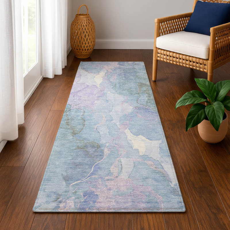 Premium Machine Washable Verlin AMF1785 Abstract Rug, Runner 2'3" x 7'6"