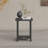 Outdoor Patio Silver Gray Side Table