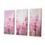 Fuschia Country Charm Flowers - Fleurs, art mural sur toile-107736786-107736791