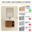 28'' Wall-Mounted Single Bathroom Vanity With Ceramic Vanity Top