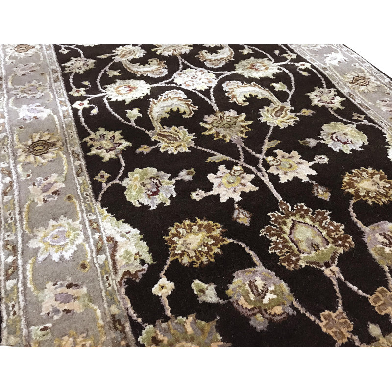Hand-Knotted High-Quality Dont know and Beige Runner