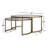 Lavi Tempered Glass Top Nesting