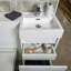 Bathroom Vanity with Semi-Recessed Composite Resin Basin-17195296