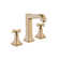 Hansgrohe Metropol Classic Widespread Faucet 160 with Cross Handles and Drain Assembly, 1.2 GPM