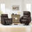 Genuine Leather Dual-Motor Power Lift Recliner With Massage And Heat-1781390278