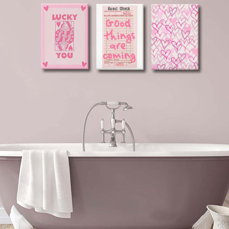 3 Piece Wrapped Canvas Print, 60 cm H x 40 cm W