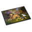 Tapis antidérapant jaune Labrador and Chicks-16652944