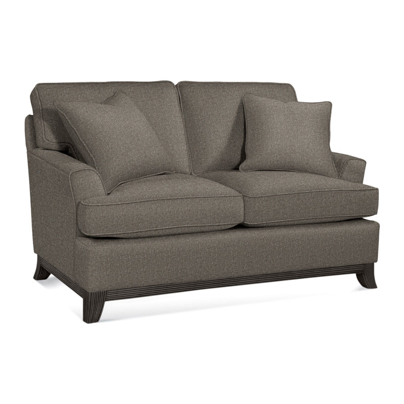 Oaks Way Upholstered 60'' Loveseat, Gray Sugar Performance; 0863-84, Willow