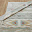 Sundance Mesa Weathered Ivory Teal Wool Hand Crafted Area Rug-1512267094