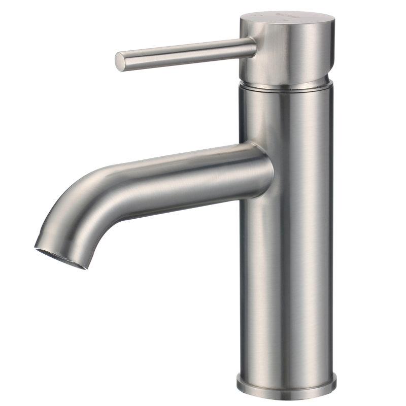 Valle Single-Hole Single-handle Bathroom Faucet, Brushed Nickel