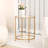 Round Glass Top End Side Table-1822493023