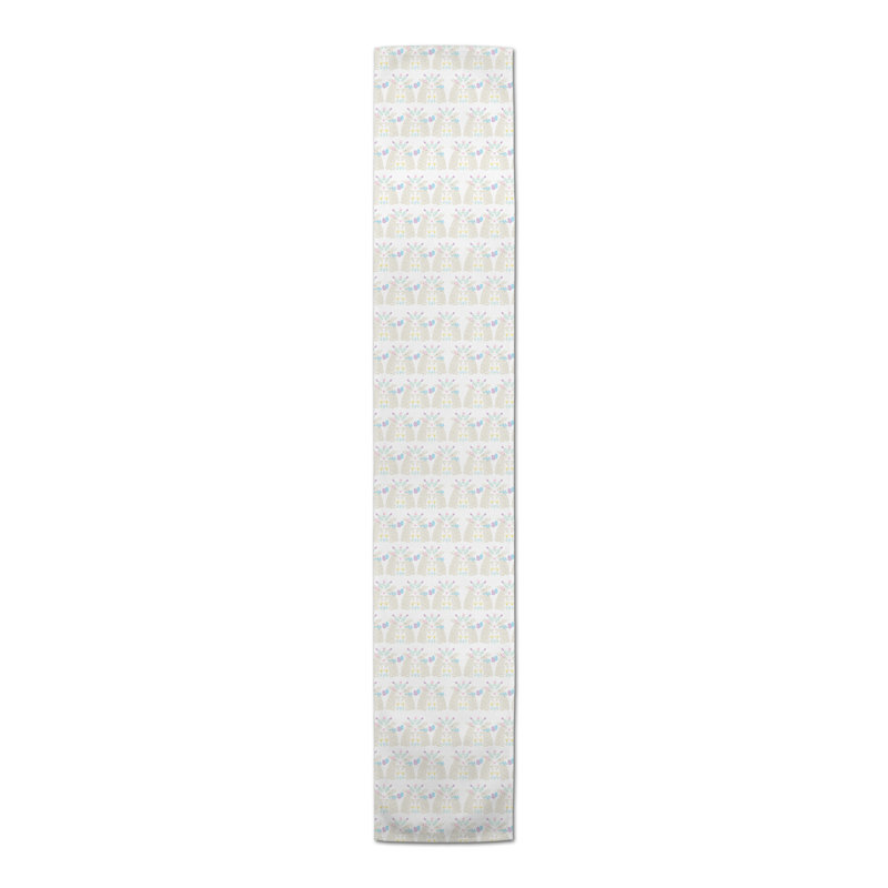 Bhargavi Rectangle Easter Polyester Table Runner, 90" x 16"