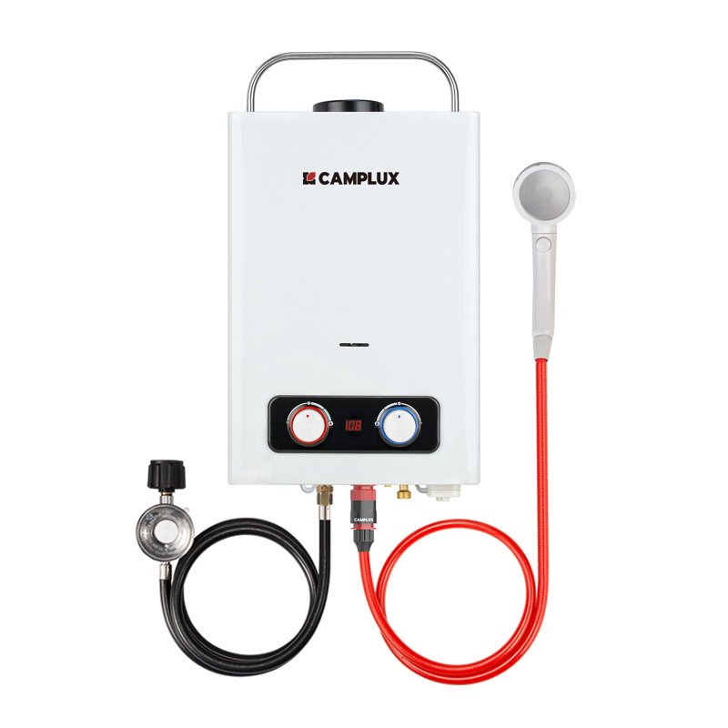 Camplux 1.58 GPM Portable Outdoor Propane Tankless Water Heater