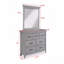 Commode contemporaine 1Pc Woodenen Furniture