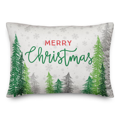  Coussin Merry Christmas Forest