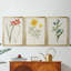 Fleurs des saisons IV - Toile tendue avec châssis sur mesure - 3 pièces-1280877076-1280877072