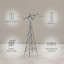 146cm H Steel No Subject Weathervane