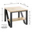 Adebare Side Table with Storage