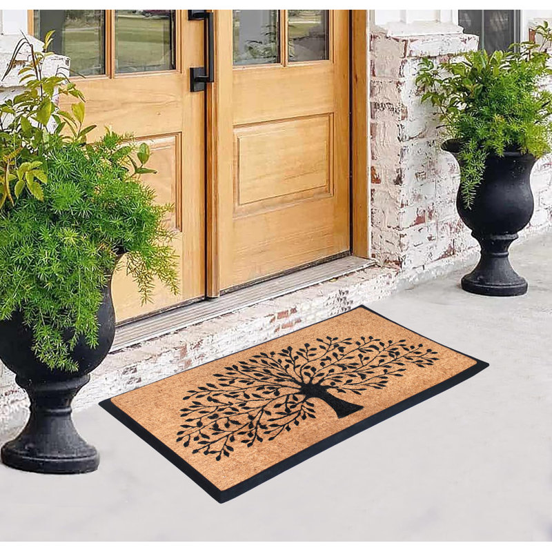 Tapis d'entrée antidérapant pour l'intérieur et l'extérieur, 30 po x 48 po
