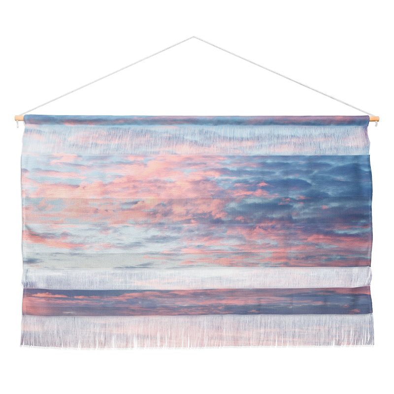 Loom Woven Polyester Wall Hanging, 32" H x 47" W x 0.13" D
