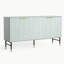 Armoire de rangement avec 4 portes, tablettes réglables
