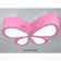 19.7'' Butterfly LED Flush Mount Ceiling Light