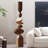 Handcrafted Rubber Wood Abstract Stacked Sculpture