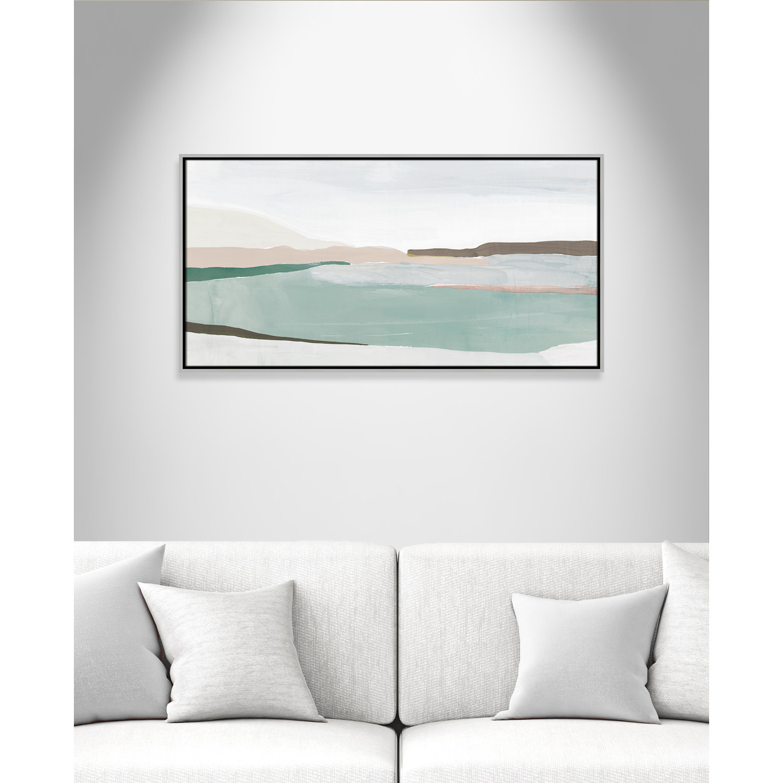 Sole Of The Land II, 21.5" H x 41.5" W x 2" D, Silver