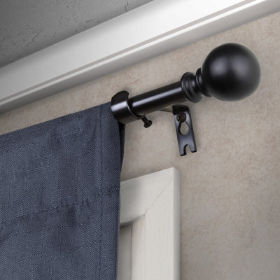 Desjardins Adjustable Single Curtain Rod