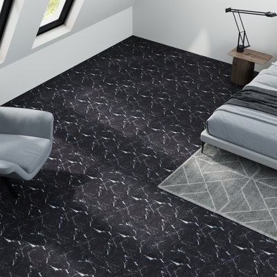 10Pcs Self-adhesive PVC Flooring Tiles Set
