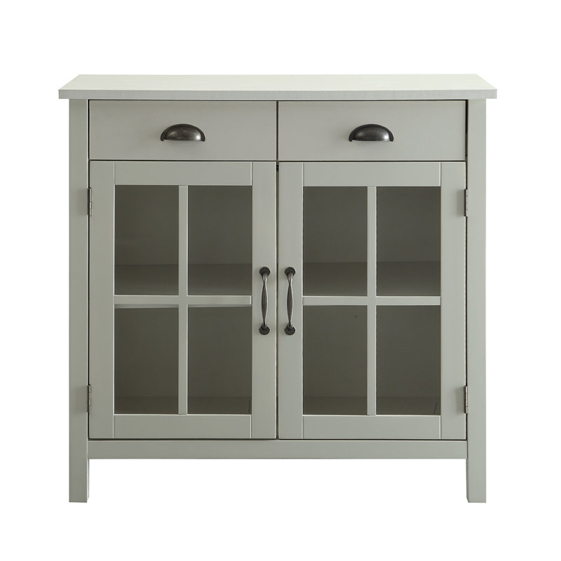 Omolana Accent Cabinet, Easy White