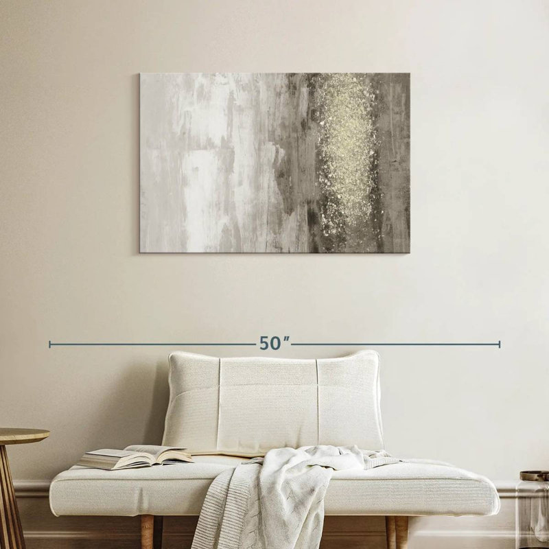 Avery Glitter Rain I, 24" H x 36" W