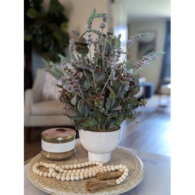 Arrangement de lavande en pot