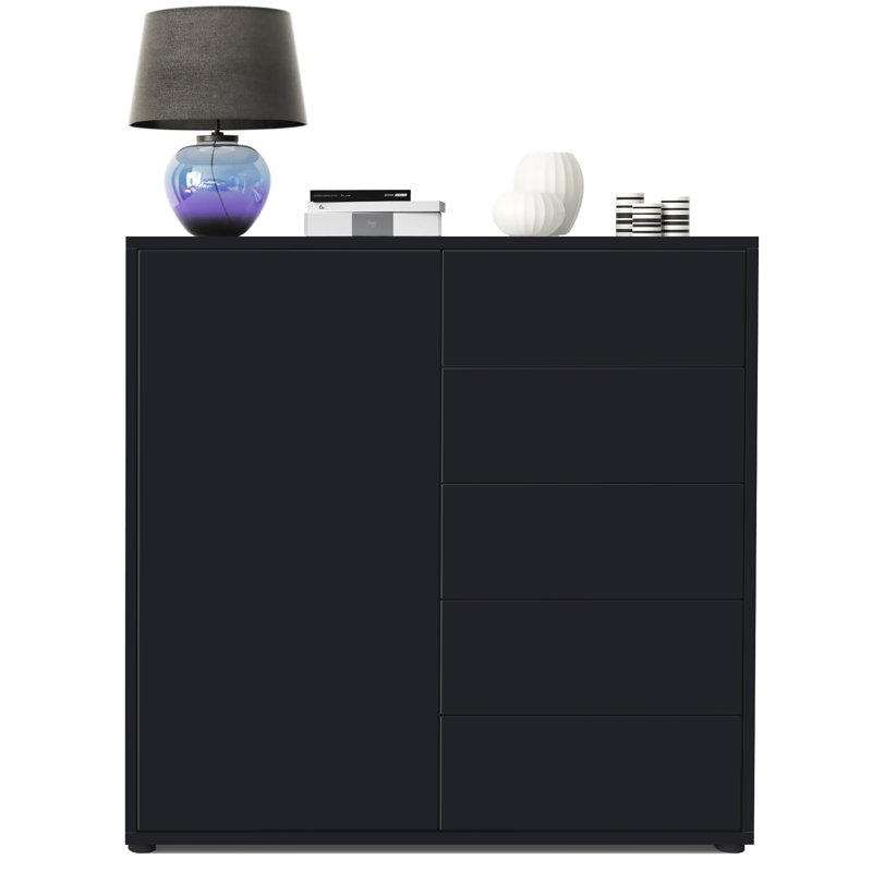 Mcdevitt 79cm Sideboard, Matt Black