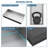 37" X 13" Stainless Steel Shower Niche, Brushed Nickel-1423964623-1423964626
