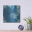 Art mural en métal luxueux «Crystalline 4» par Chariklia Zarris, 12 po x 12 po-114970533