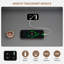 Dressing Table with Motion Sensor 3-colour lighting, Charging Socket and Stool-2035891663