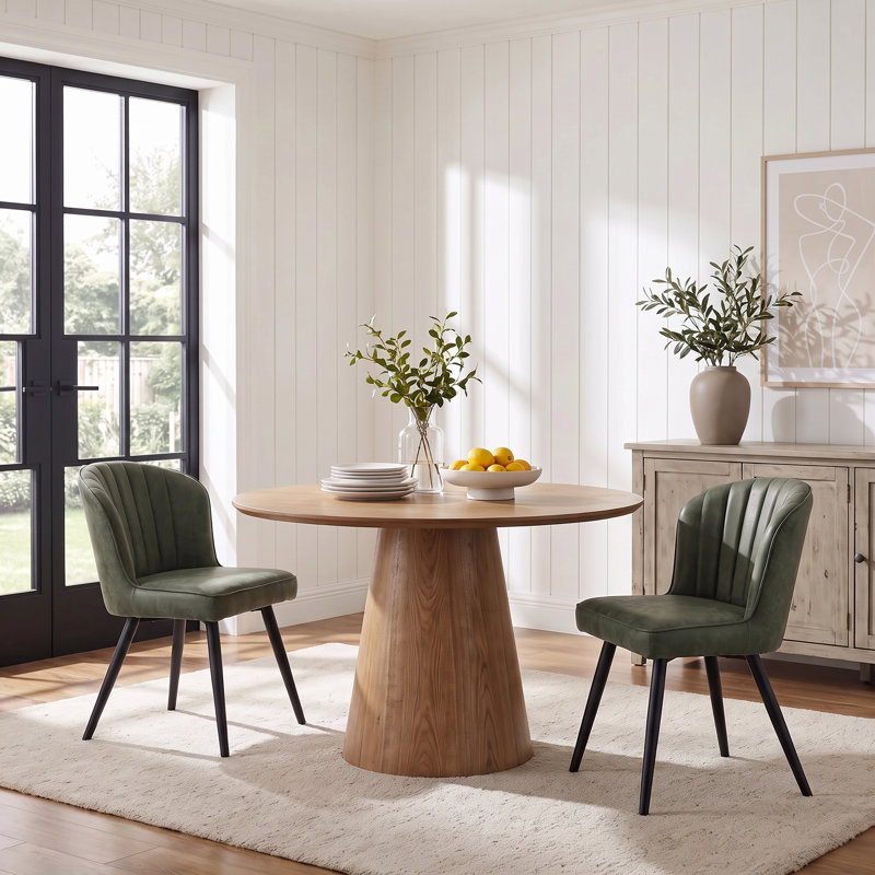 47.5cm H Upholstered Metal Accent, Green
