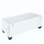 Banc rectangulaire, banc capitonné avec rangement
