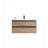 Mokuro 36" Floating Bathroom Vanity with Integrated Ceramic Basin