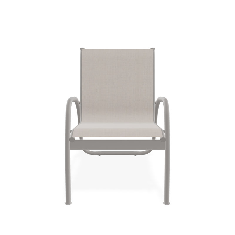 Fauteuil de patio Gardenella, Gris chaleureux texturé, Naturel