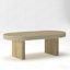 Table basse ovale Mid-Century