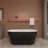55 " L x 28 " W Freestanding and Mounting / Installation Required Acrylic Bathtub