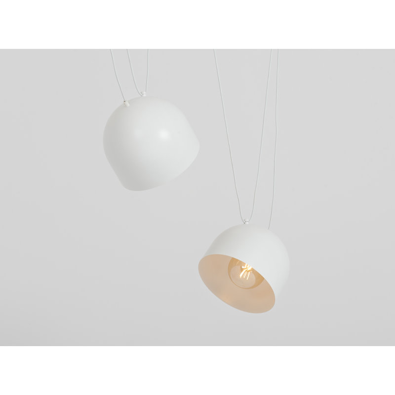Allan 2 - Light Unique/Statement Pendant, White