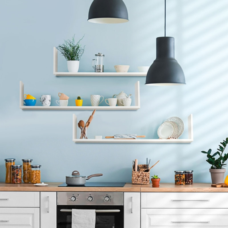 3 Piece Free Form Floating Shelf