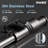MASO Touchless Kitchen Faucet with Pull-Down Sprayer, Fahrenheit Temperature Display, 3 Spray Modes, 360° Swivel, Commercial Modern Faucet for RV, Farmhouse, Camper, Laundry & Bar,Matte Black-125898332